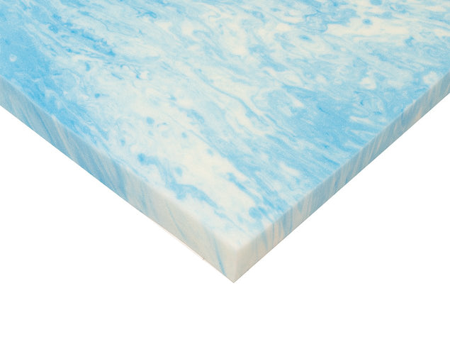 2.5-lb. Gel Swirl Memory Foam Topper